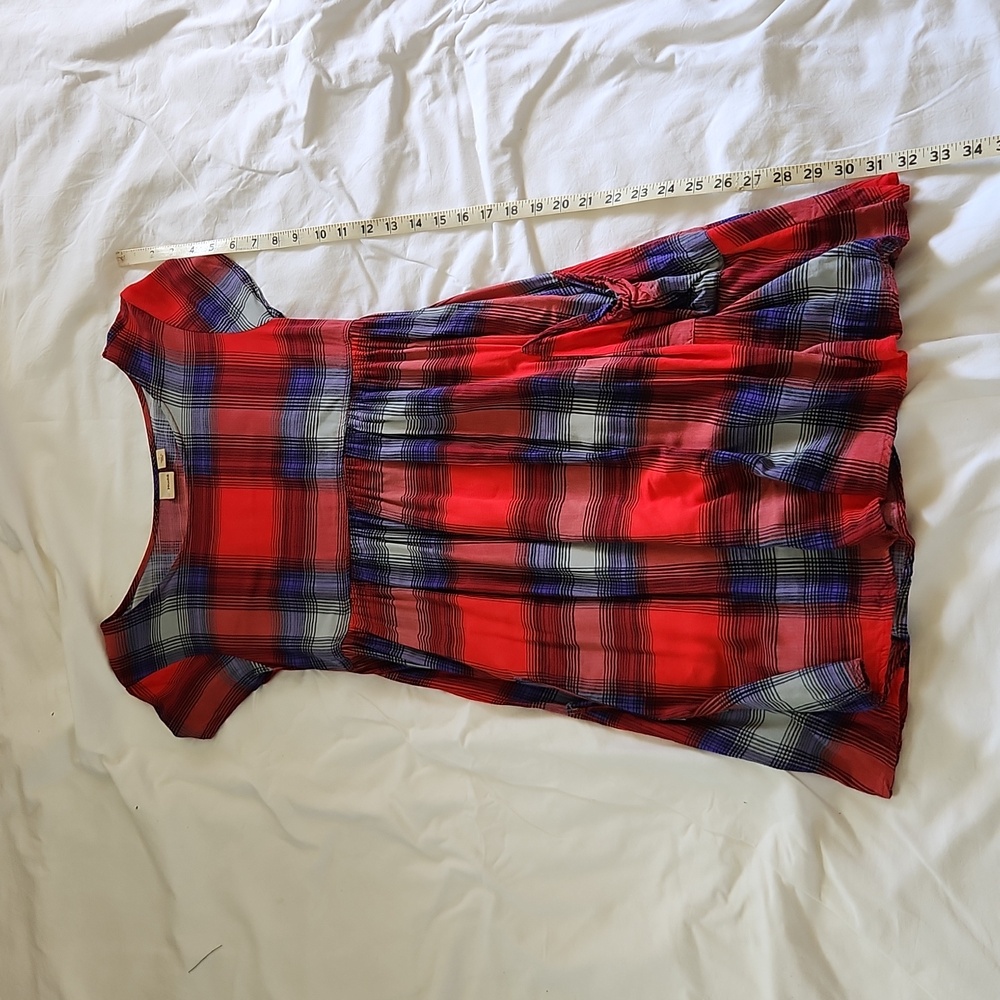 Plad Girls Dress